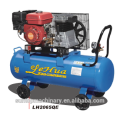 LH2065Q gasoline engine belt driven piston air compressor 100L